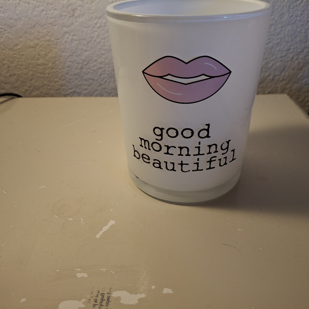"Good Morning Beautiful" Makeup Brush Holder